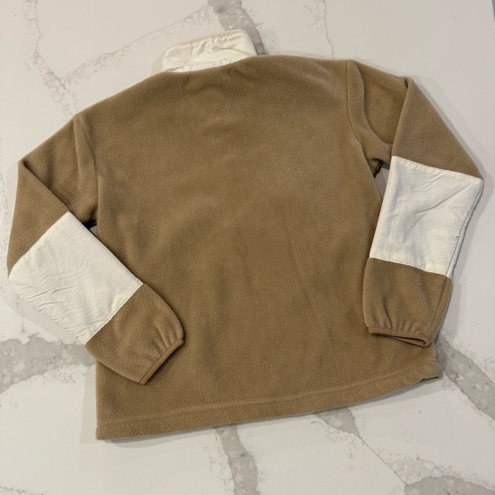 Columbia Benton Springs Crop Fleece Pullover Sweatshirt Women’s Small Tan/Beige - Picture 8 of 8